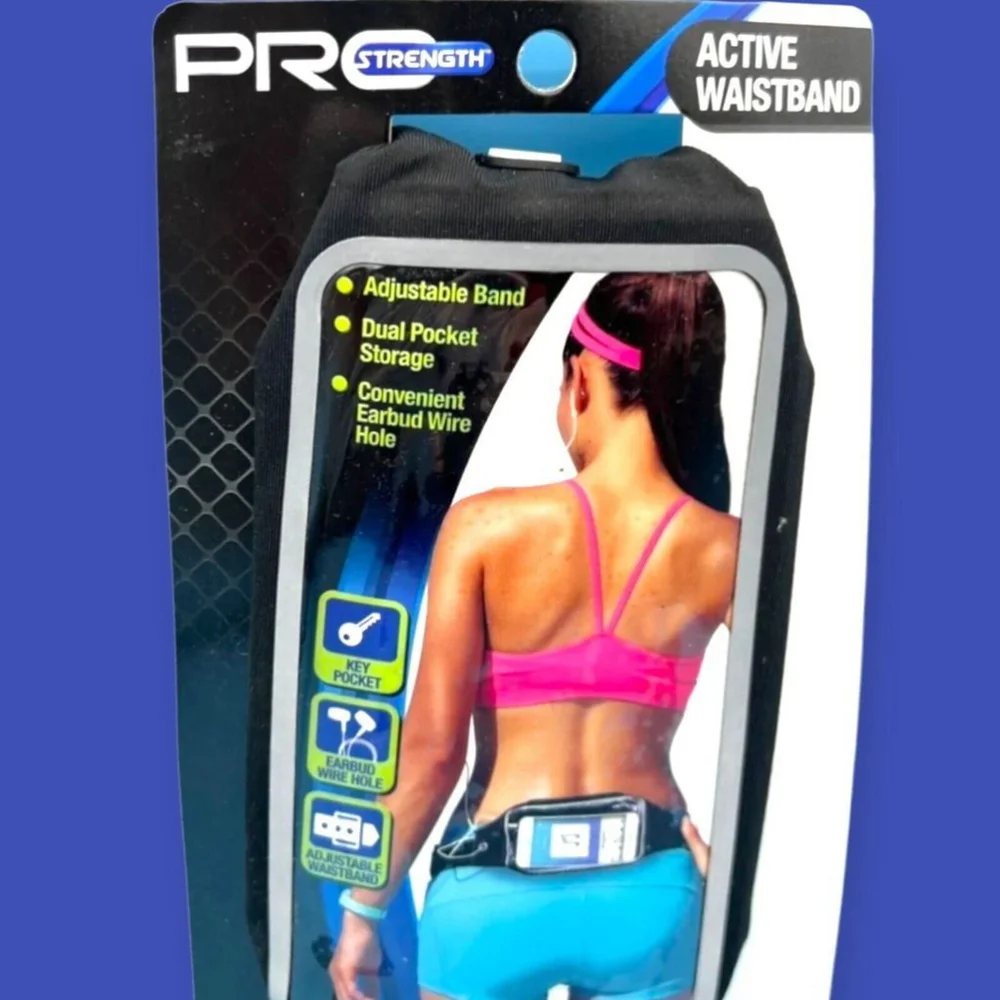Pro Strength Active Waistband Phone Device Holder Pouch Adjustable Universal